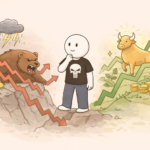 How to Survive Market Drawdowns and Build Wealth During Bear Markets Trader confused between bull and bear